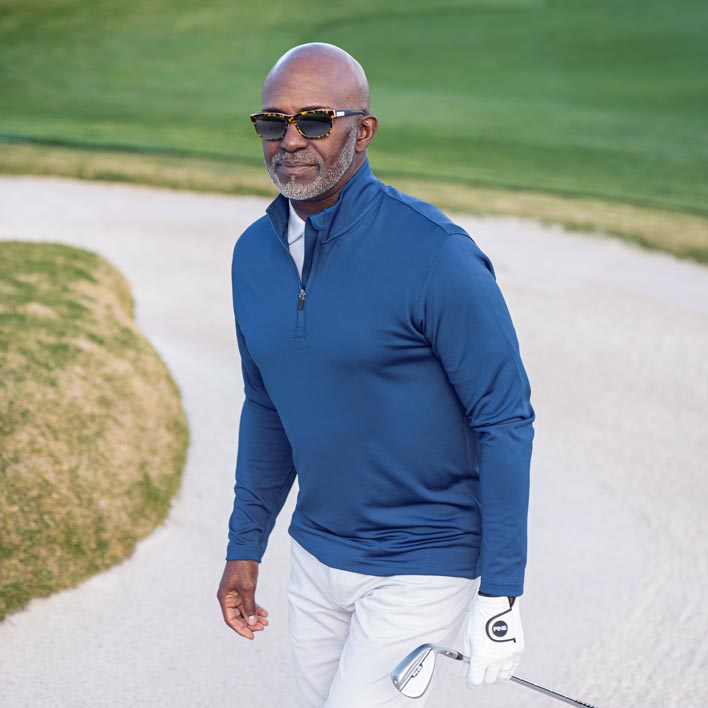 Valley Quarter Zip - Spring Navy - PING